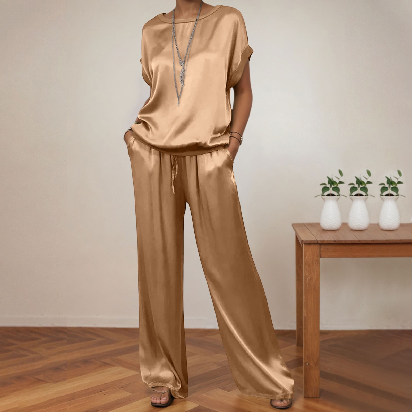 thumbnail image 2 of Sudadera con capucha para mujer, chándal de manga larga, pantalones de chándal a juego, conjunto de chándal de 2 piezas, 2 of 8